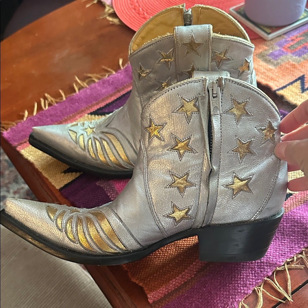 Old Gringo Silver and Gold Western Boots